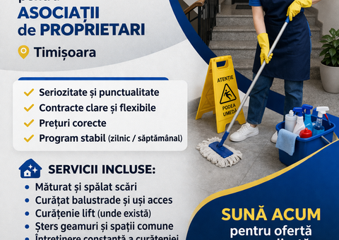 Servicii de Curatenie in Asociatii de Propietari