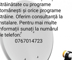 Antene satelit fără abonament cu programe Românești și Străine.