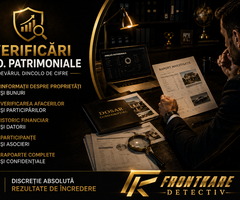 Detectiv particular Timisoara - Frontkare, investigații private